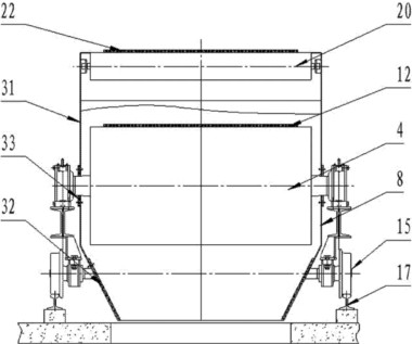 輸送帶線體全密封結(jié)構(gòu)圖